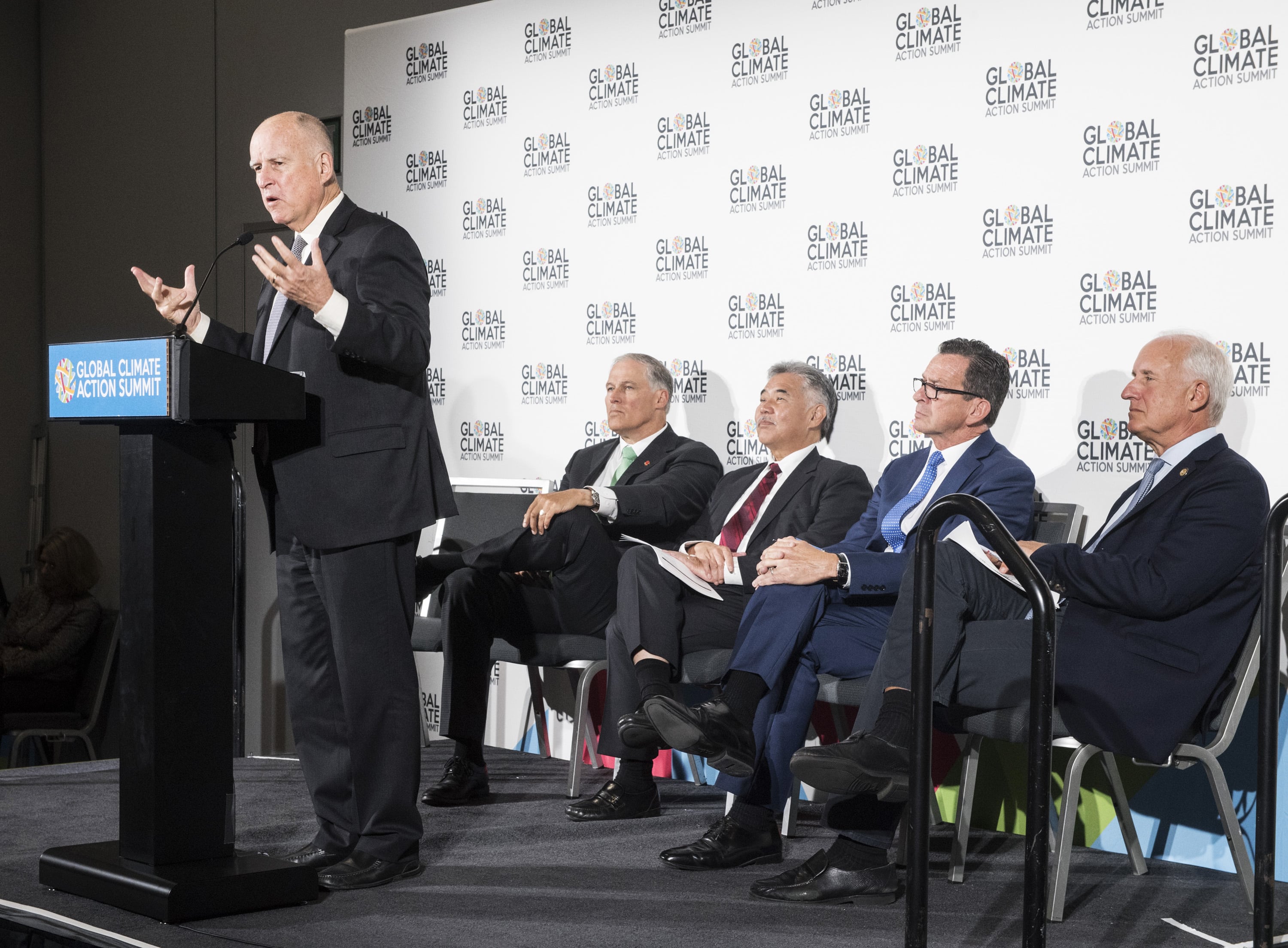 Governor Brown Reaffirms Commitment to Paris Agreement Goals with America’s Pledge Co-Founder Michael Bloomberg, U.S. Climate Alliance Governors
