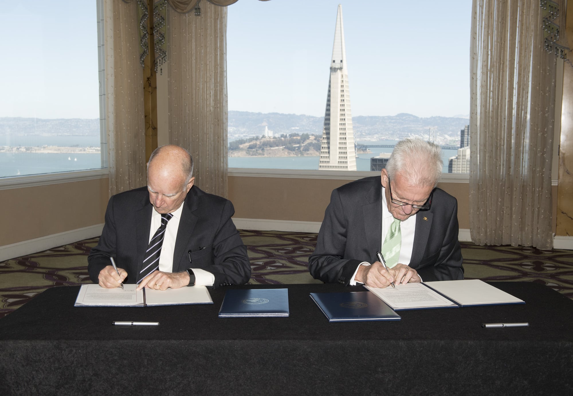 Governor Brown Signs Sister State Agreement with Baden-Württemberg, Germany